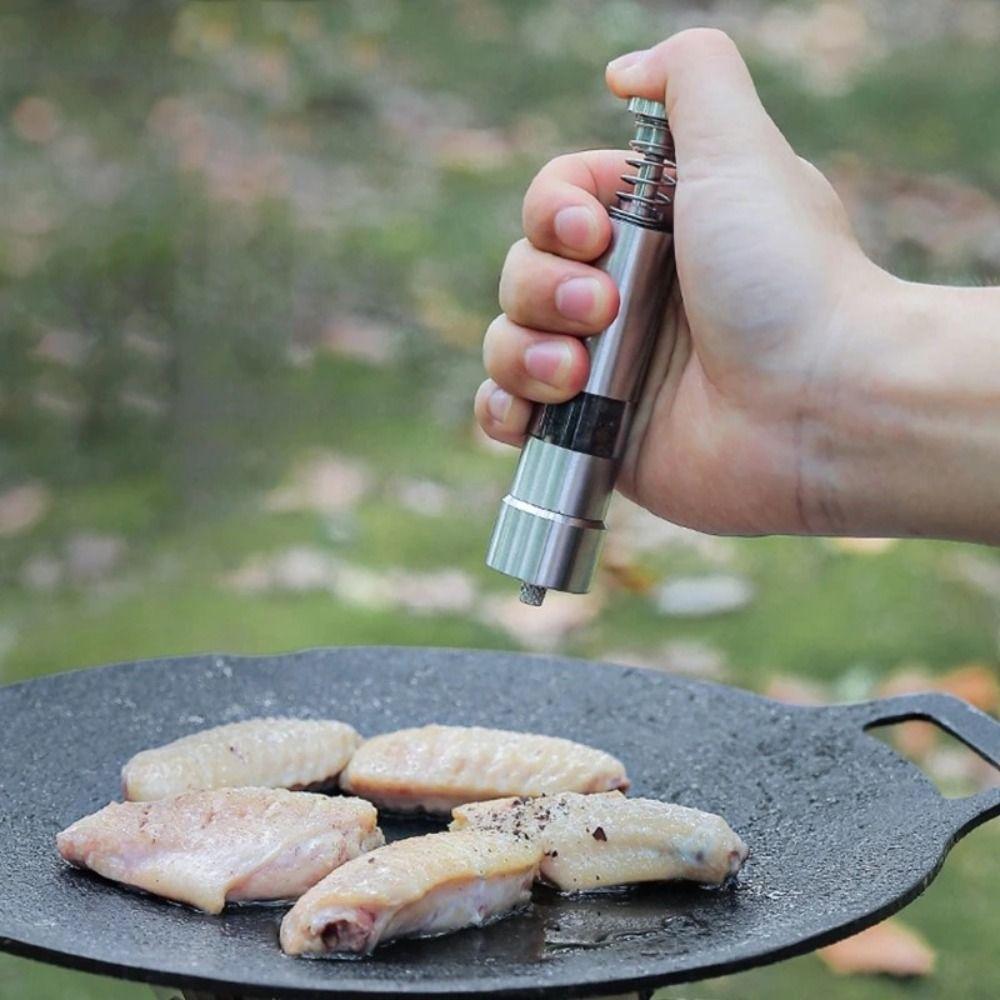 

Прозрачная мельница для специй Spring Salt Mill Kitchen Tool Accessories Salt Grinder Home