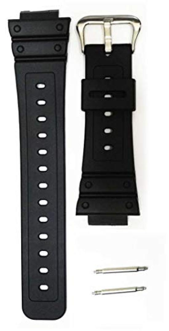 [Casio] Replacement strap (band) and spring bars for CASIO G-5600 and G-5600E.