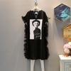 XITAO Casual Loose Character Fashion Pullover Women Dress ZQ1387