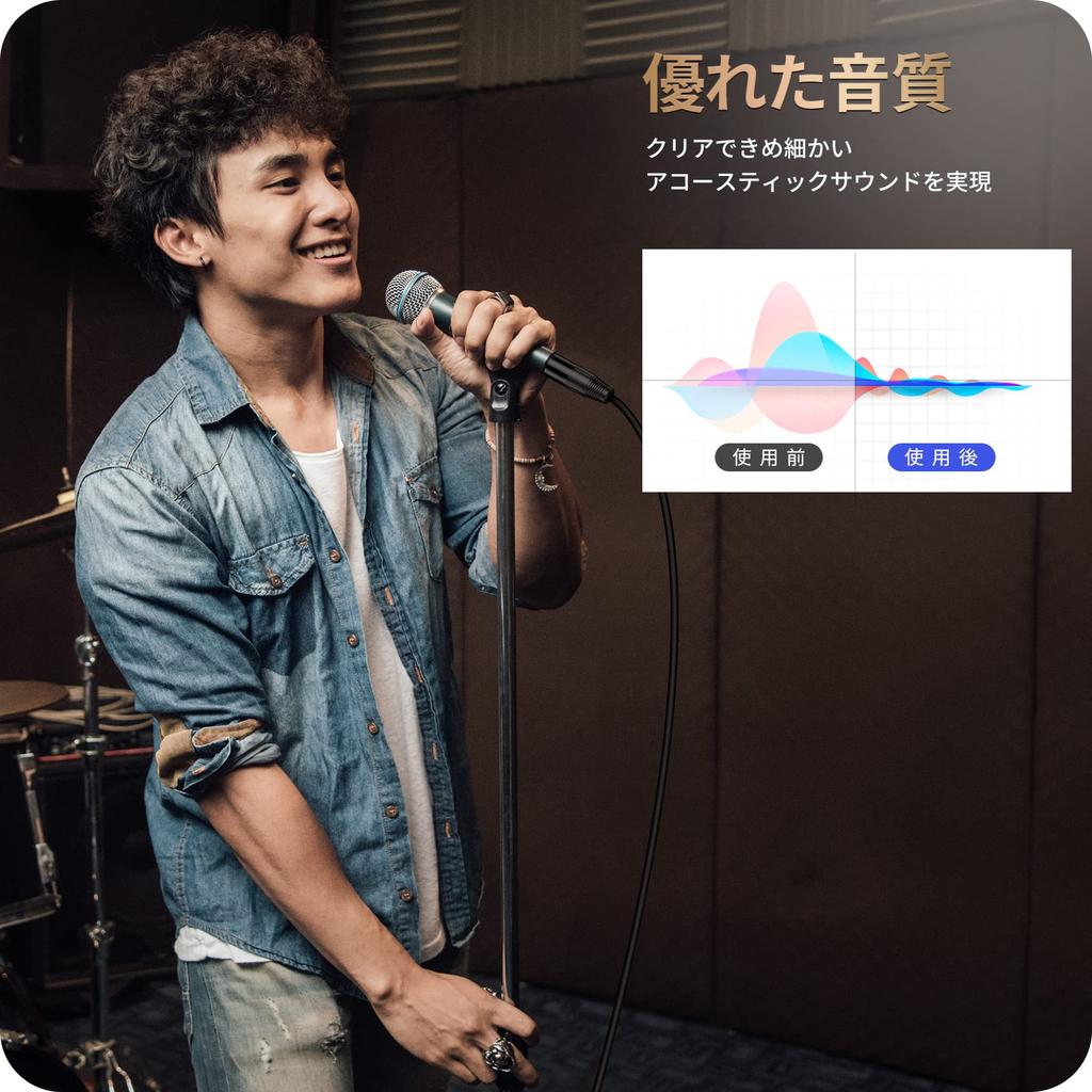 NIMASO 3.5mm to XLR Male to XLR Female Conversion Cable, Unbalanced Microphone Cable, XLR to 3.5mm Conversion Cable (3m), Male to Female, NCA22L637