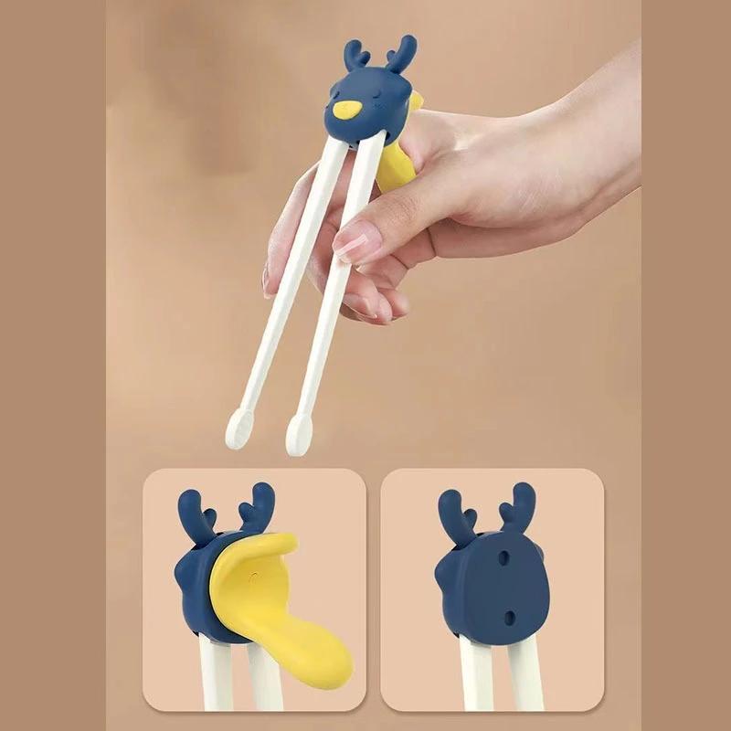 1 Pair Learning Chopstick Cute 2-6 Years Baby Kids Training Correction Children Chinese Chopsticks Learner Kitchen Tableware