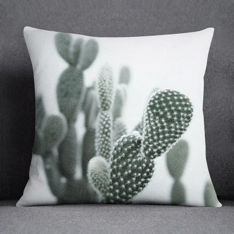 Office Living Room Home Pillowcase Flower and Sunflower Pattern Pillowcase Car Ornaments
