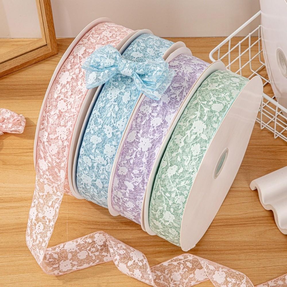 5cm Hollow Lace Ribbons 10 Yards Gifts Packaging Material New Chiffon Ribbon