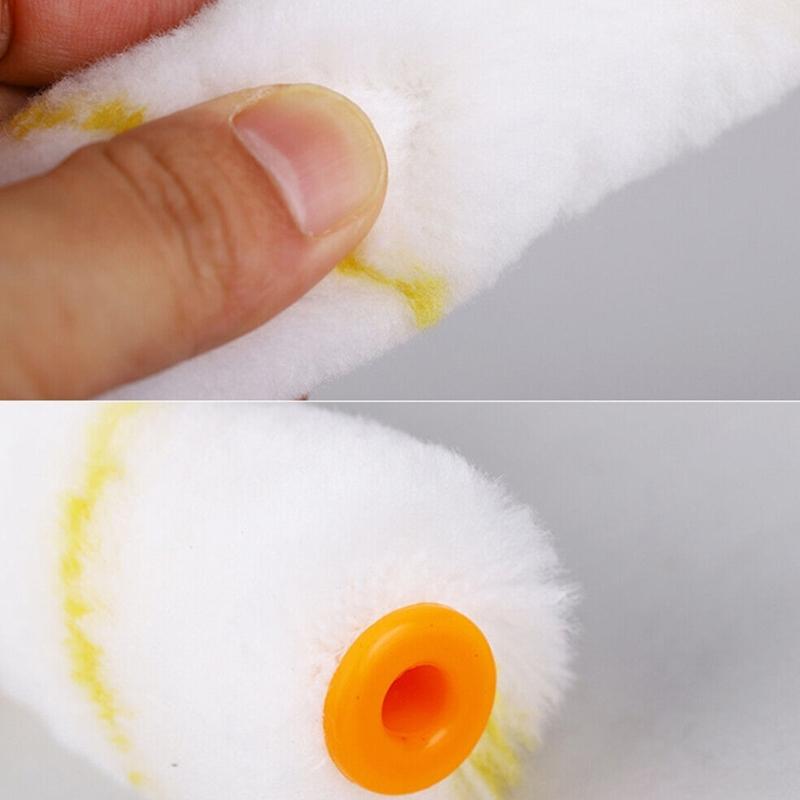 10Pcs Paint Roller Kit Thumb Roller Cores Small Corner Latex Paint Roller Cores Small Roller Bracket Polyester Blend
