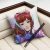 For Juno Ow DVA OOverwatch Throw Pillow Case Sham xcm xcm Square Home Pillowcase Cushion Cover