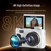 WD300 8K Mirrorless Digital Camera with High Pixels, Flip Screen & WiFi for Mobile Uploads - Perfect for Students and Party Scenes