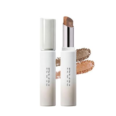 Lynlyulinger 2-Color Gradient Eyeshadow Stick: One-stroke, Highly Pigmented, Long-lasting, with Pearl Shimmer. Creamy Eyeshadow Pencil,