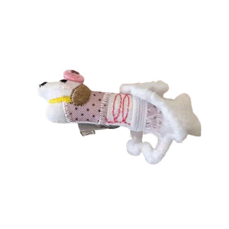 Playful Cartoon Animal Fabric Brooch Soft Textile Pin Fashion Accessory Pin For Casual Outfits And Fashion Styles