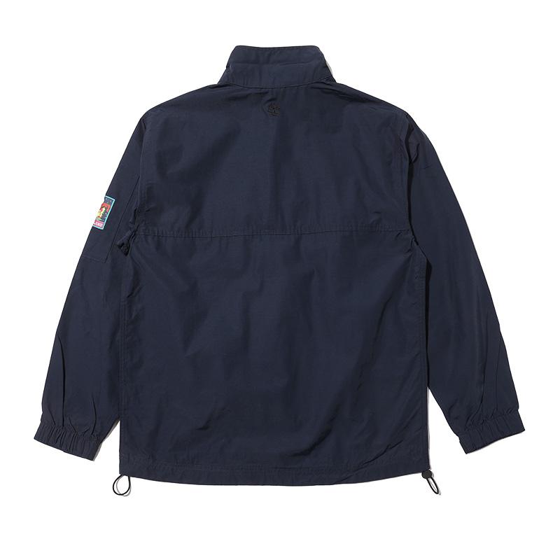 Timberland Half-Zip Pullover Design Casual Stand Collar Jacket Men jackets Navy-Blue A6Q3N-433