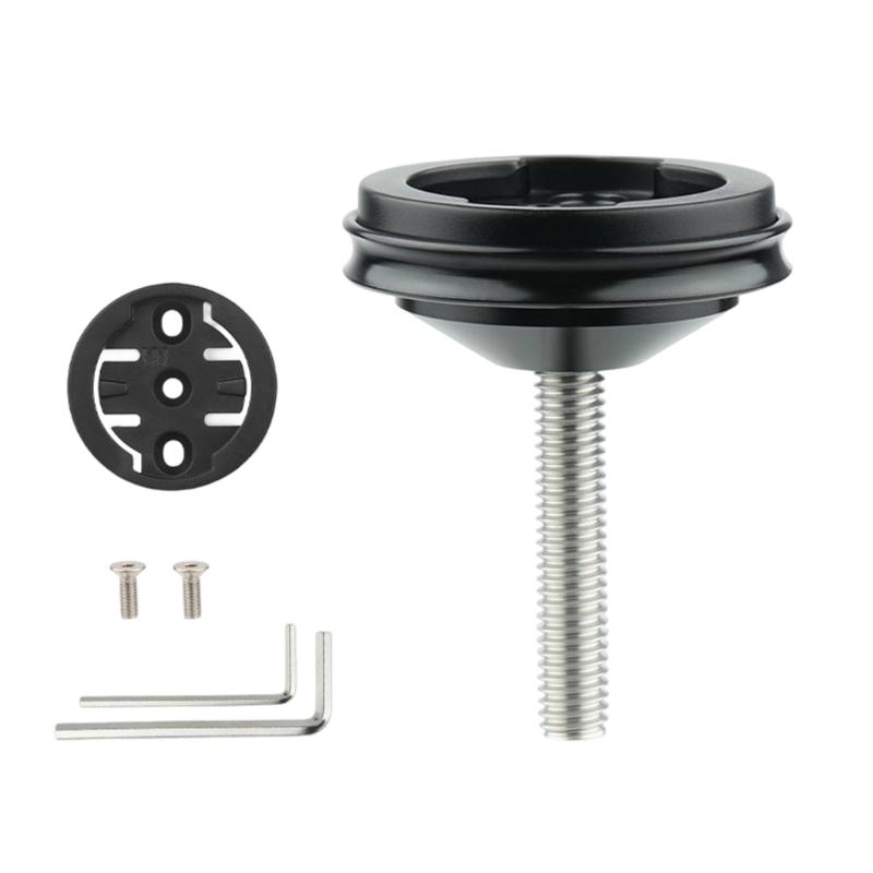 Universal Bike Computer Mount Holder Stem Top Cap Computer Stand Headset Top Cap Speedometer Mount Bracket Enduring чёрный