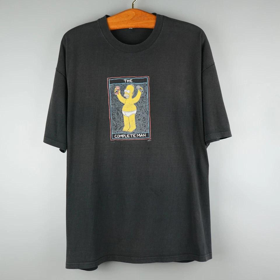 Vintage 1990s Homer Simpson Complete Man T-Shirt XXL 2XL