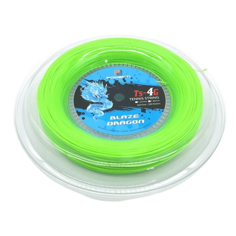 Smooth Tennis String Polyester Neon Green Tennis String Racquet String For Tennis Racket