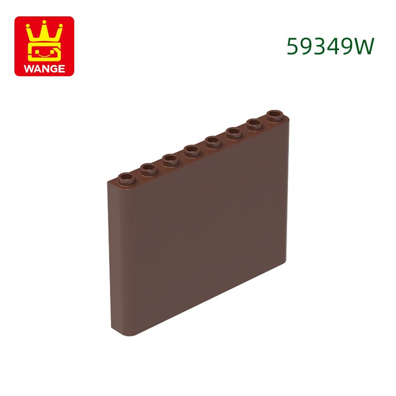 17Pcs/lot 59349 1x6x5 Houses Wall Construction Blocks MOC Accessories Works With Featuring Bricks Children Playthings Present Bo