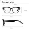 ABUO-Lecteur Audio Vidéo Musique Lunettes Intelligentes Traduction Temps Réel Caméra 2MP Appel Bluetooth Lunettes de Soleil