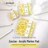Acrylic Marker Sketchbook: Flip-Flop Fun Art Planner - Blank Hand-Painting Portable Notebook