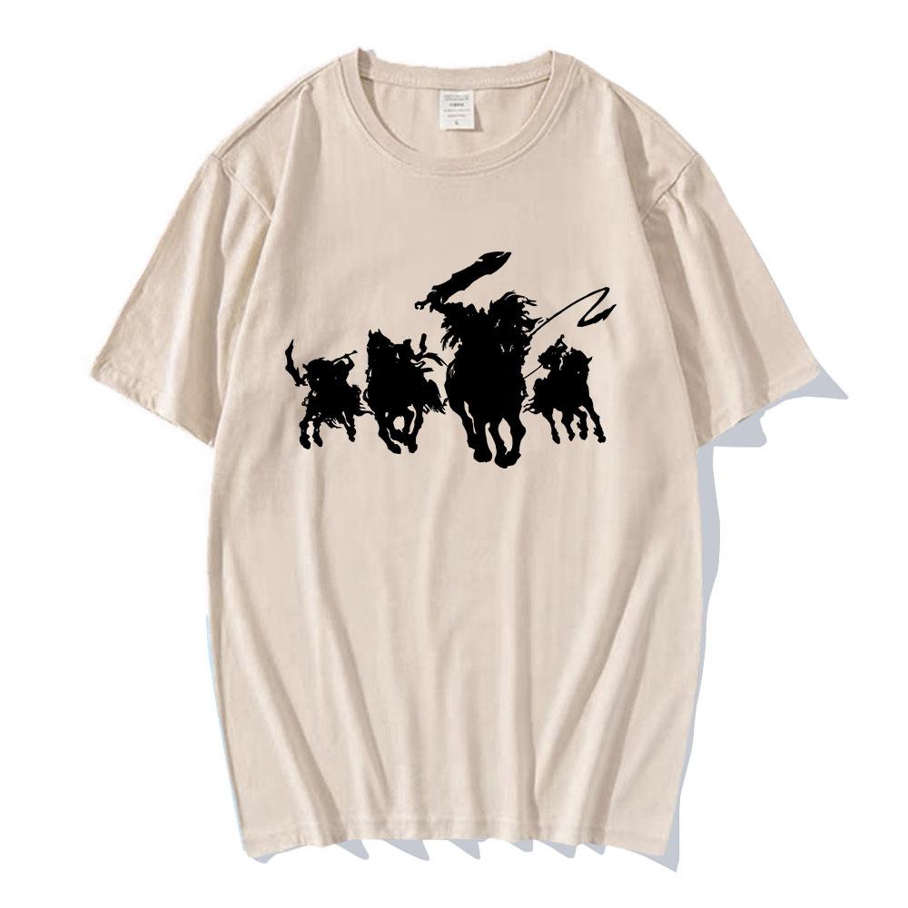 Darksiders Lll Game Graphic Tshirts Summer Crew neck Unisex Tees Short Sleeve T Shirt Graphic Clothing