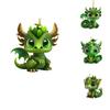 Cute Creative Green Dinosaur Car Hanging Ornament For Christmas Tree Home Decoration