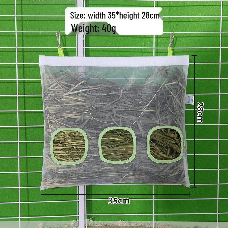 Heufütterungstasche mit großer Kapazität für Kaninchen und Meerschweinchen
