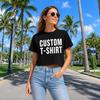 Custom Photo Text Crop Top – Personalized Apparel
