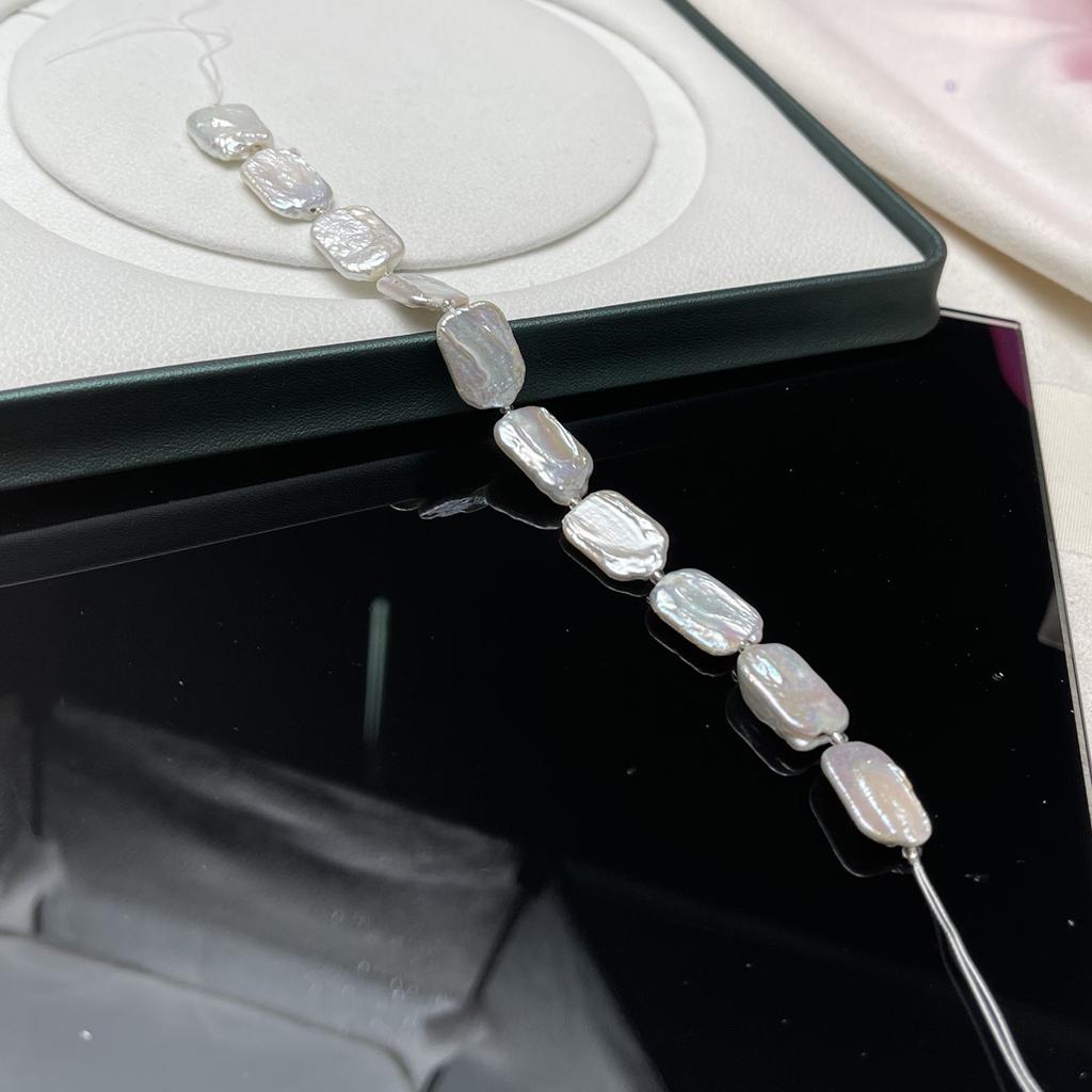 1String, Mother of Pearl Beads, Baroque Natural Shell Loose Spacer Beads for Jewelry Making DIY Wedding Crafts, Unique Birthday Party Gift Beaded 18cm