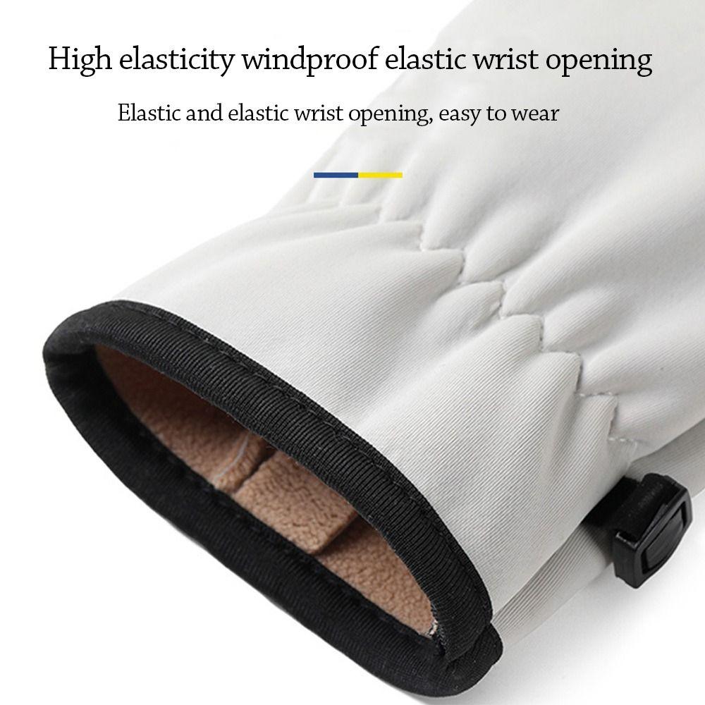 Lining Fleece Winter Gloves Nonslip Touchscreen Mitten Fashion Ski Gloves  Fishing