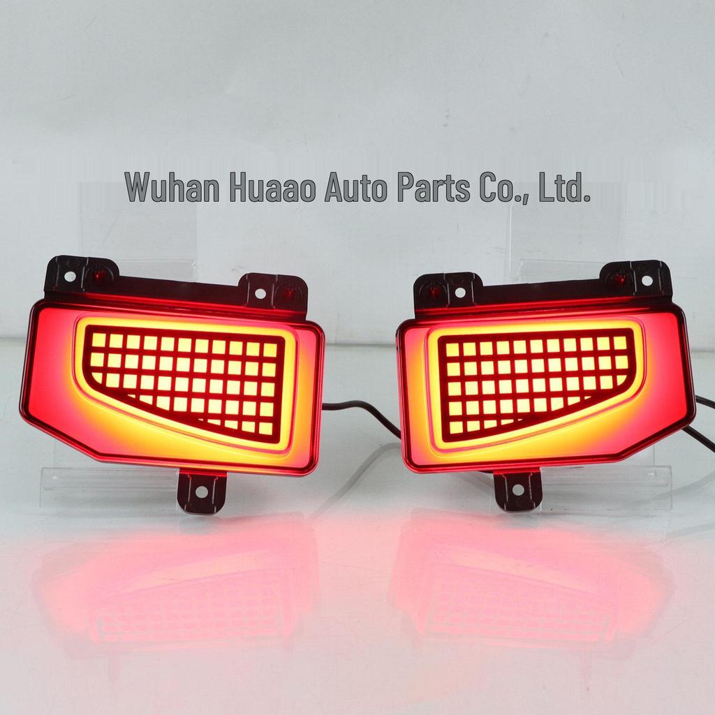 Compatible LED Rear Brake and Fog Lights for 2019-2025 JEEP Gladiator Models.