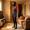 Black Kids Spandex Bodysuit Jumpsuit Costume for Halloween Stage Performance
