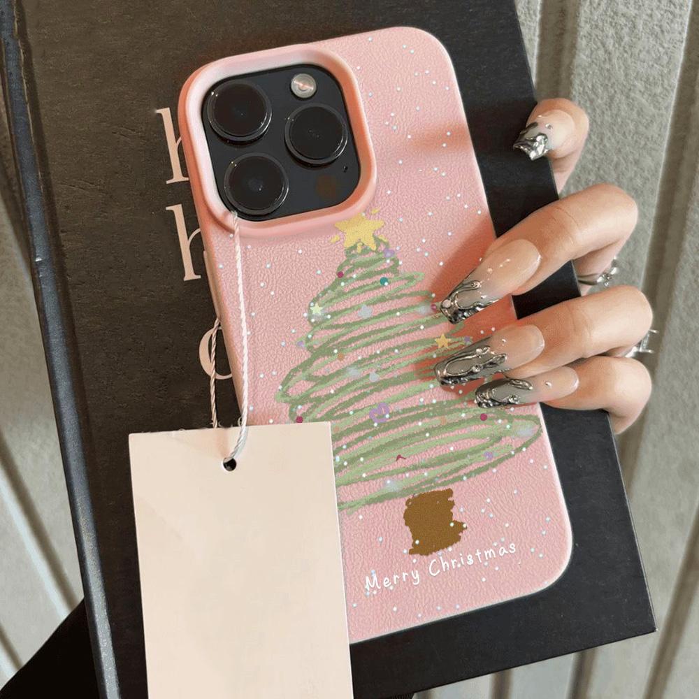 iPhone 11 13 16 Pro Max iPhone XR XS Max 14 15 Pro Max 12 13 Pro Max 16 Plus 13 Pro 14 Pro için Cilt Dostu Telefon Kılıfı Karikatür Boyalı Makaron Renkleri
