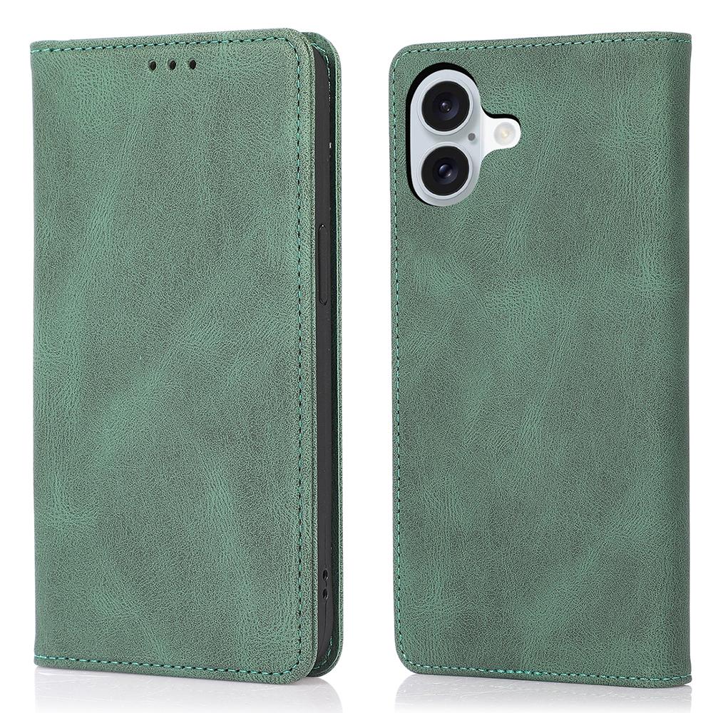 For iPhone 16 Case Wallet Magnetic Closing Leather Flip Phone Cover
