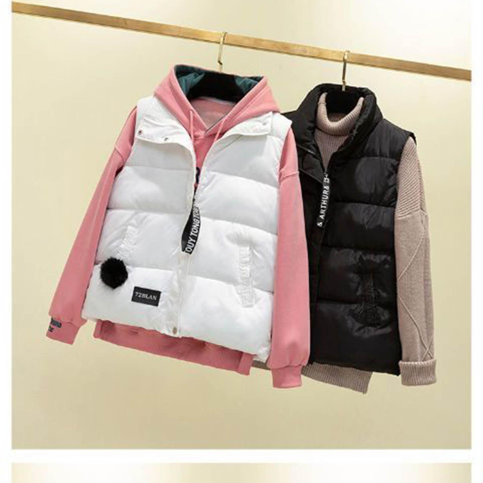 

Thick Cotton Jacket, Vest, Cape One Size білий
