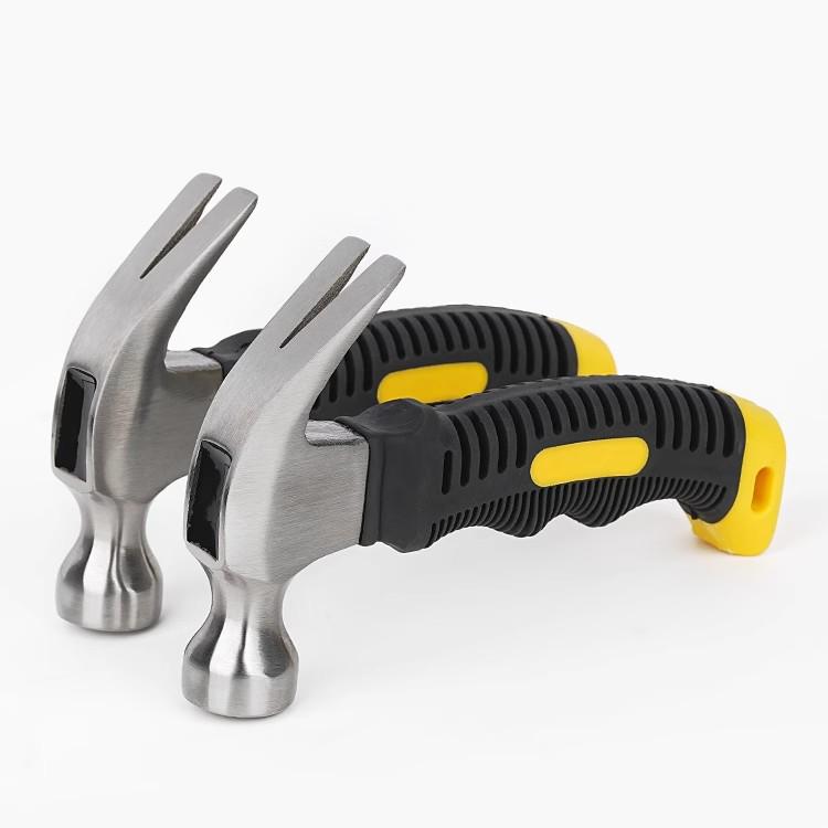 Mini Portable Multifunctional Claw Hammer for Installation, Nail Pulling & Construction with Short Handle