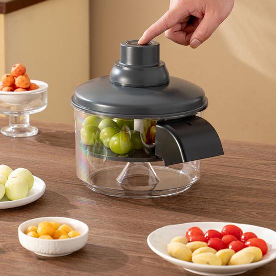 Automatic Grape Peeler Machine Cordless Rechargeable Electric Garlic And Cherry Tomato Peeler Easy to Clean Small Fruit Skin Remover Kitchen Tool