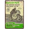 Scooter Metal Wall Art, Retro Moped Poster Sign 20x30cm