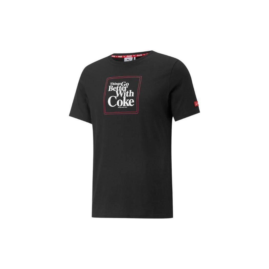 PUMA X Coca Cola Graphic Tee Black Men s 536158-01 M