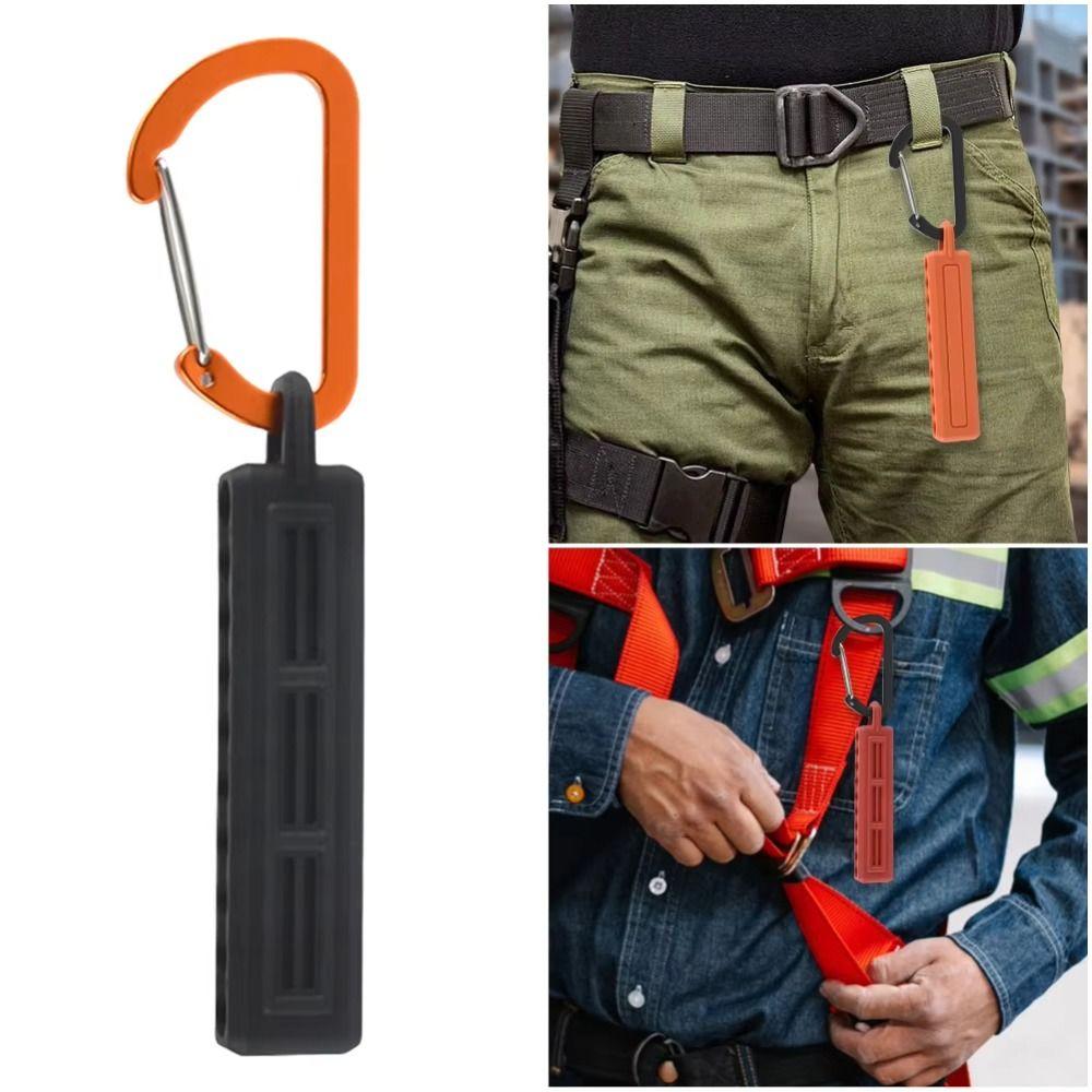 with Carabiner Screwdriver Bit Storage Organizer Portable Shank Holder Screwdriver Bit Holder Plastic Screwdriver Bit Rack