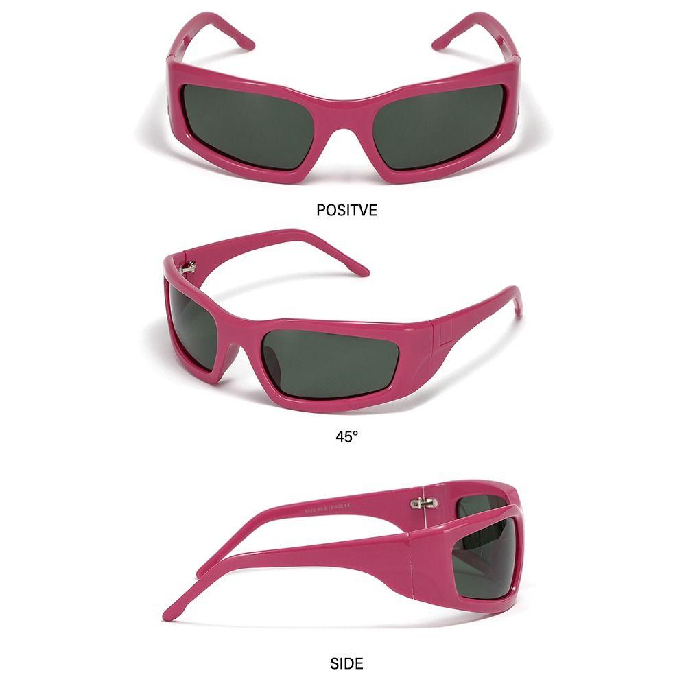 Y2k sport napszemüvegek női négyzet alakú szemüveg férfi punk napszemüveg Uv400 színes árnyalatú nyári divat szemüveg 2023