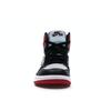 Air Jordan 1 Retro High Satin Black Toe Moteriški Sportbačiai Raudoni Balti-Varsity-Raudoni CD0461-016