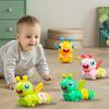 Colorful Baby Bee Winding Toy For Infants With Fun Stretching Caterpillar Design