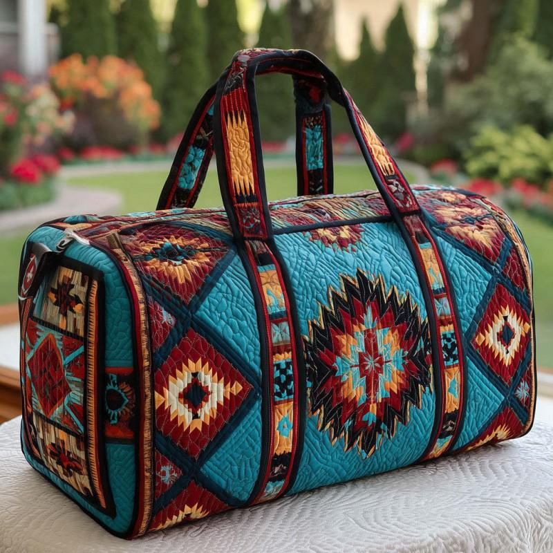 Western Style Small Duffle Bag Gym Travel Unisex Handbag