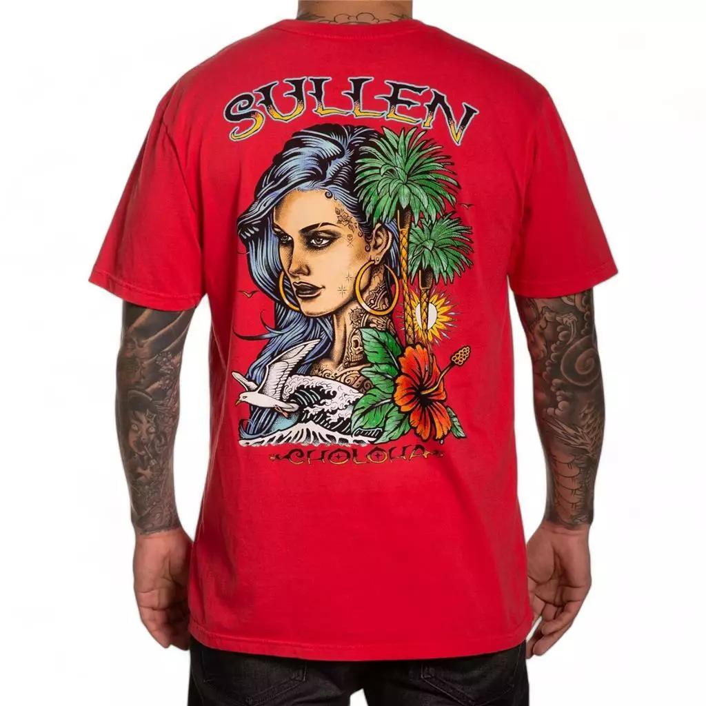 

Футболка байкера с татуировкой Sullen Art Collective Surfer Girl Premium M