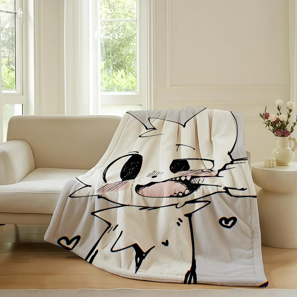 Boykisser Cat Meme Blanket Warm Soft Suitable For Bedroom Sofa Bed Living Room Office Travel Camping Gifts