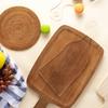 Šablona rukojeti krájecí desky Opakovaně použitelné průhledné šablony pro dřevoobrábění Akrylová frézovací šablona Nástroj pro DIY průvodce Restaurace
