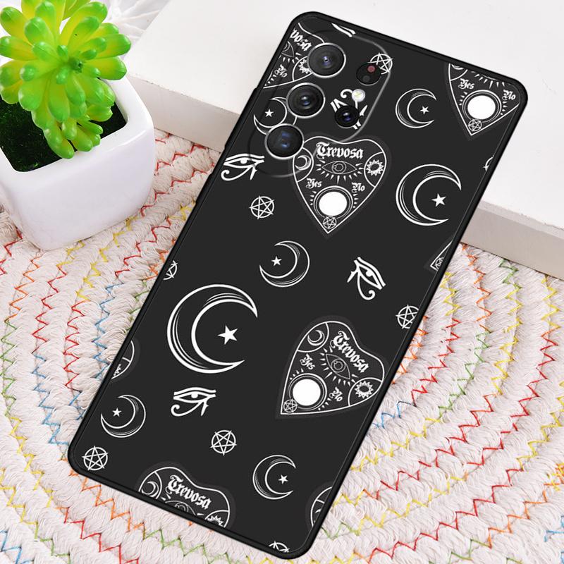 Occult Witchcraft Moon Gothic Witch Silicone Phone Case For Samsung Galaxy note 10 pro S26 S25 S24 S23 S22 S21 Plus Ultra Cover