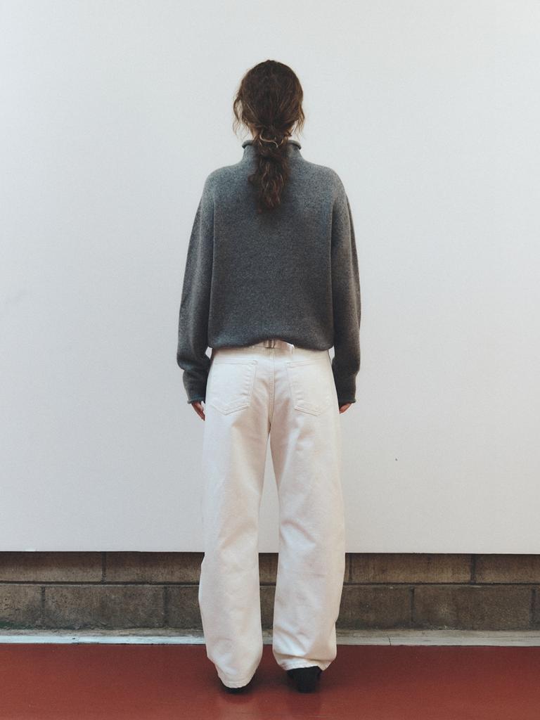 Reply Cashmere Blend High Neck Top_Grey