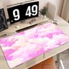 Mousepads Kawaii Anime design Mouse Pad Colorful Clouds Pink Computer Desk Mat Rubber Carpet pc Gaming mat maus pad