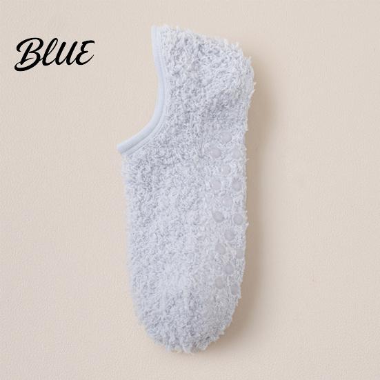 Indoor Socks 1 Flannel Winter High-Elastic Cuffs Sweat-Absorbent Non-Slip Pair Floor Sweat-absorbent House Warm Ankle