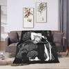 Mirai Nikki Gasai Yuno Blanket  Warm Funny Plush Throw Blanket For Girls Boys Couch Chair Flannel Bedspread Bed Cover