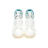 Li-Ning 1990 Classic Series Fabric Leather Comfortable Casual Non-Slip Wear-Resistant High-Top Sneakers Men Sneakers White Blue ALFR165-1