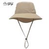 Spring and summer outdoor leisure sun protection bucket hat extended brim hat camping fishing sun hat