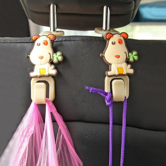 Car Seat Back Hooks: Multi-Functional Decorative Black Technology